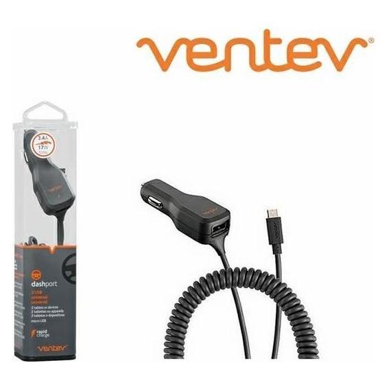 Ventev Ład. samochodowa microUSB 3.4A r2340c 29430 (12852)
