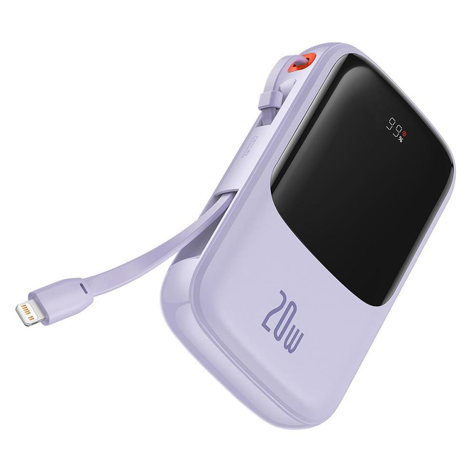 Baseus Powerbank Qpow Pro, 20000mAh, 20W, QC + PD, Purple (20000 mAh, 20 W) (56358083)