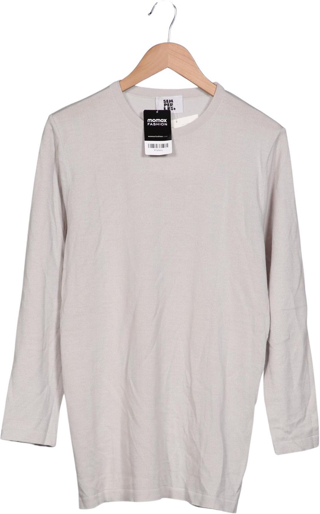 SEM PER LEI Damen Pullover, Grau, Gr. L, Synthetik / Merino - Second Hand