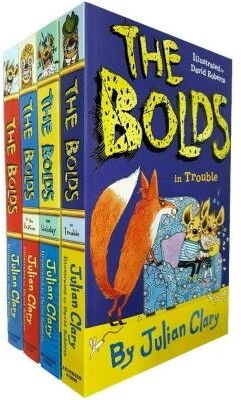 Andersen Press Julian Clary Bolds 4 Books Collection Set The Bolds The Rescue On Holiday In Trouble