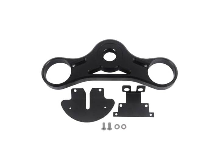 Obere Gabelbrücke， Für RNINE TR9T Obere Gabelbrücke Gabel Motorrad Modifikation Obere Halterung Aus Aluminium Gabelführung Gabelbrücke，(F)
