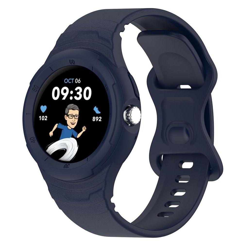 Techsuit - Watchband (W066) - Google Pixel Watch / Watch 2 / Watch 3 41mm - Navy Blue (41 mm, Silicone) (56361968)