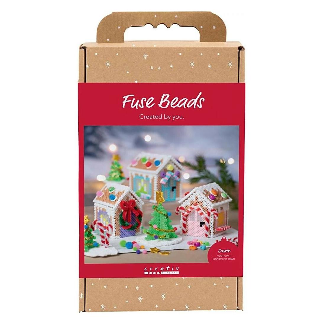Creativ Company Craft Kit Fuse Beads - Christmas house - assorted colours (977828) (977829)