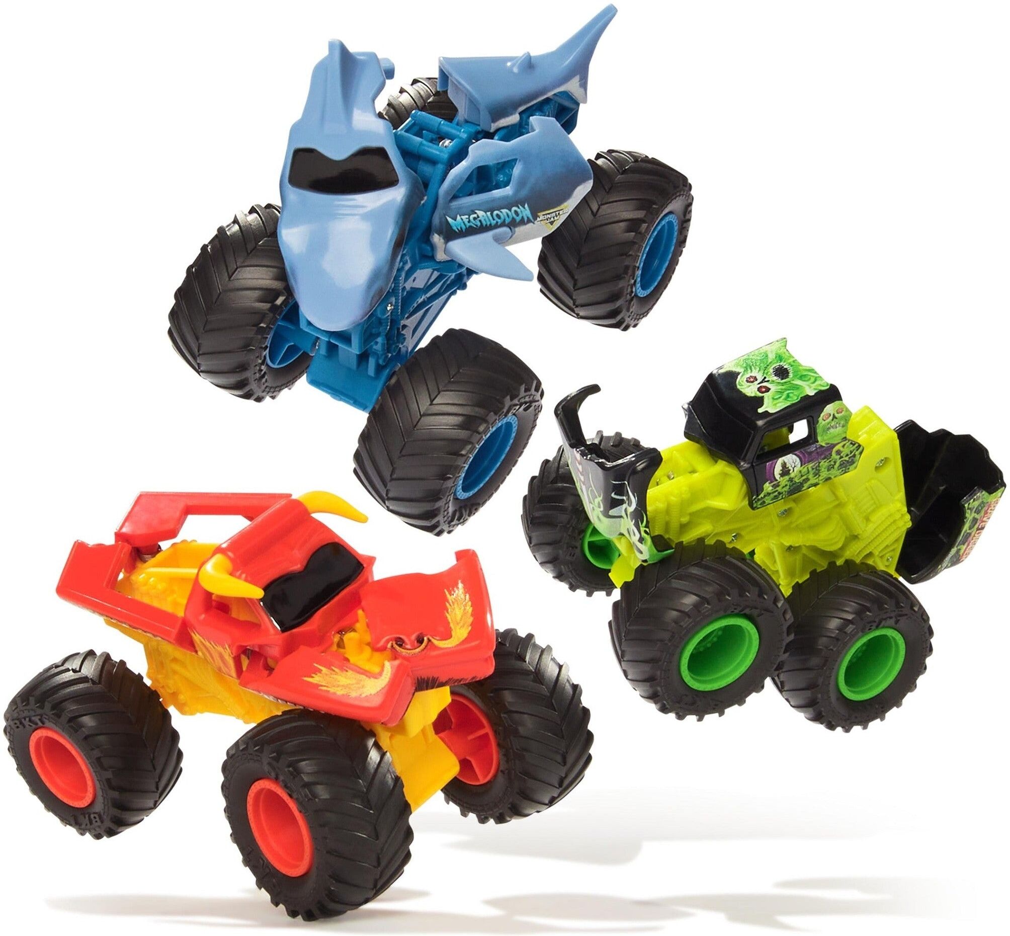 Spin Master Monster Jam Smash ; Bash 1:64 Die-Cast Monster Truck - Official Monster Jam - Assorted Character and Colour Selection