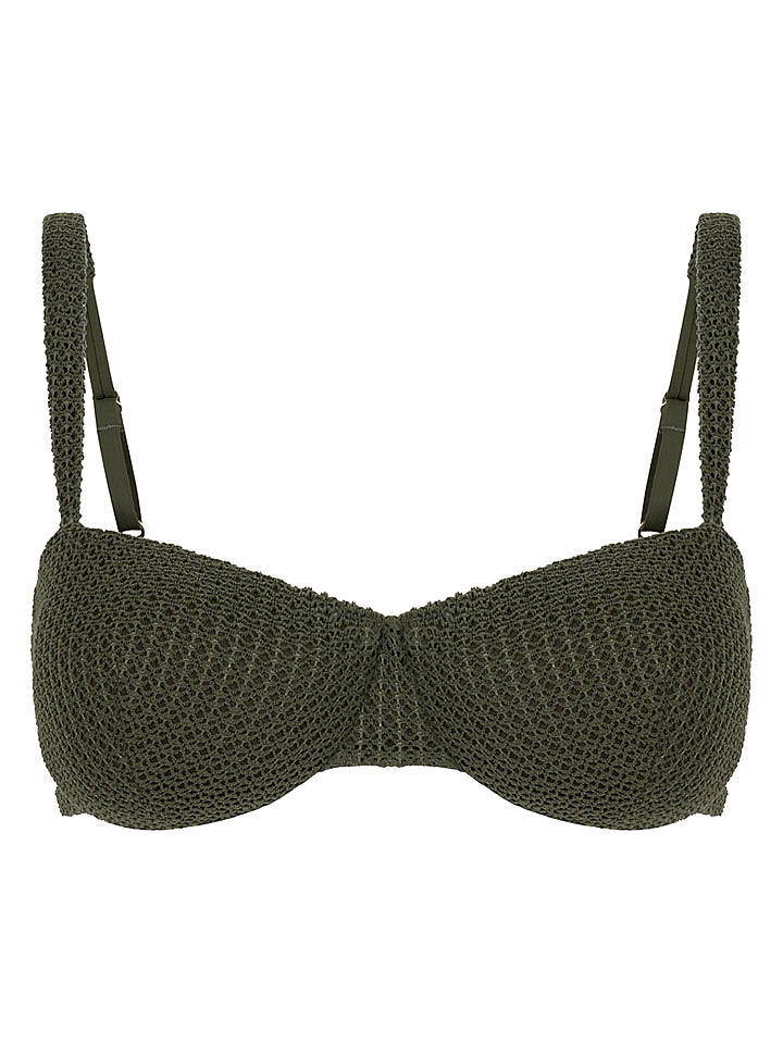 Hunkemöller Bikini-Oberteil "Cairo" in Oliv - 80B