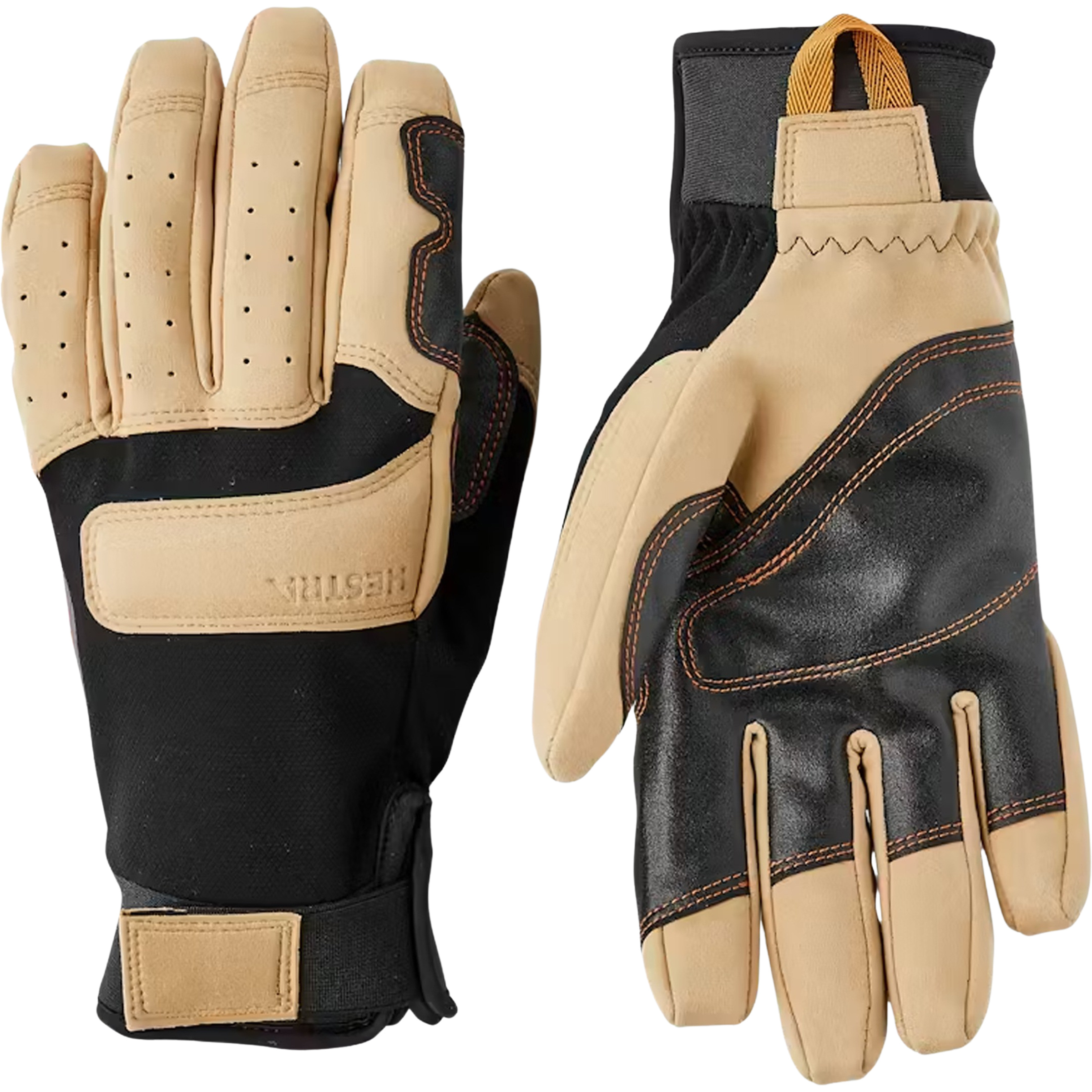 Hestra Climbers Liba Long Fingerhandschuhe braun Größe 10 Alpinklettern | Sportklettern Winddicht