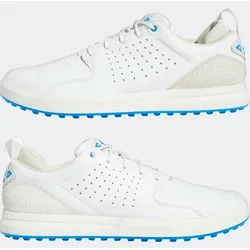 Adidas Flopshot Spikeless Golfschuhe Herren - Cloud White / Gold Metallic / Blue...