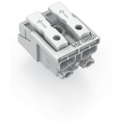 Netzanschlussklemme starr: 0.5-1.5 mm² Polzahl: 2 WAGO 294-5002 1000 St. Weiß