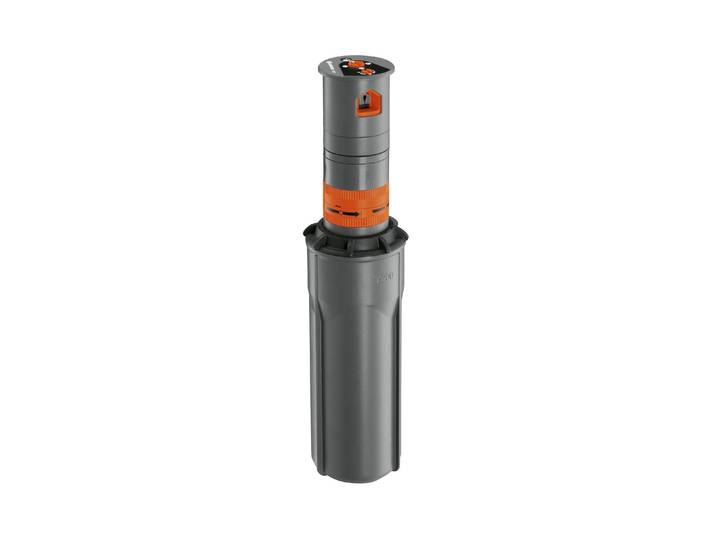 Schlauchadapter GARDENA Sprinklersystem Turbinen-Versenkregner T 200 , grau (grau, orange), Materialmix, Schlauchadapter, Schlauchadapter