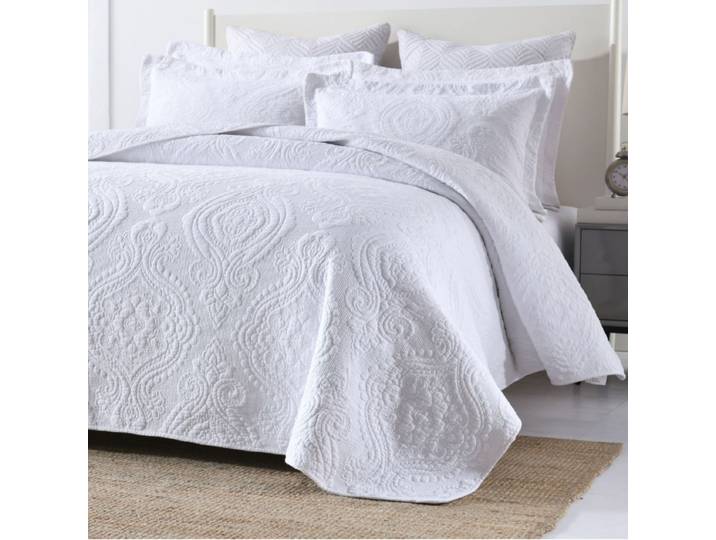 CHAUSUB – ensemble de couette 100% coton, King Queen, couvre-lit et couvre-lit brodés de couleur unie, couverture de couette d'été pour lit, maison, 3 pièces