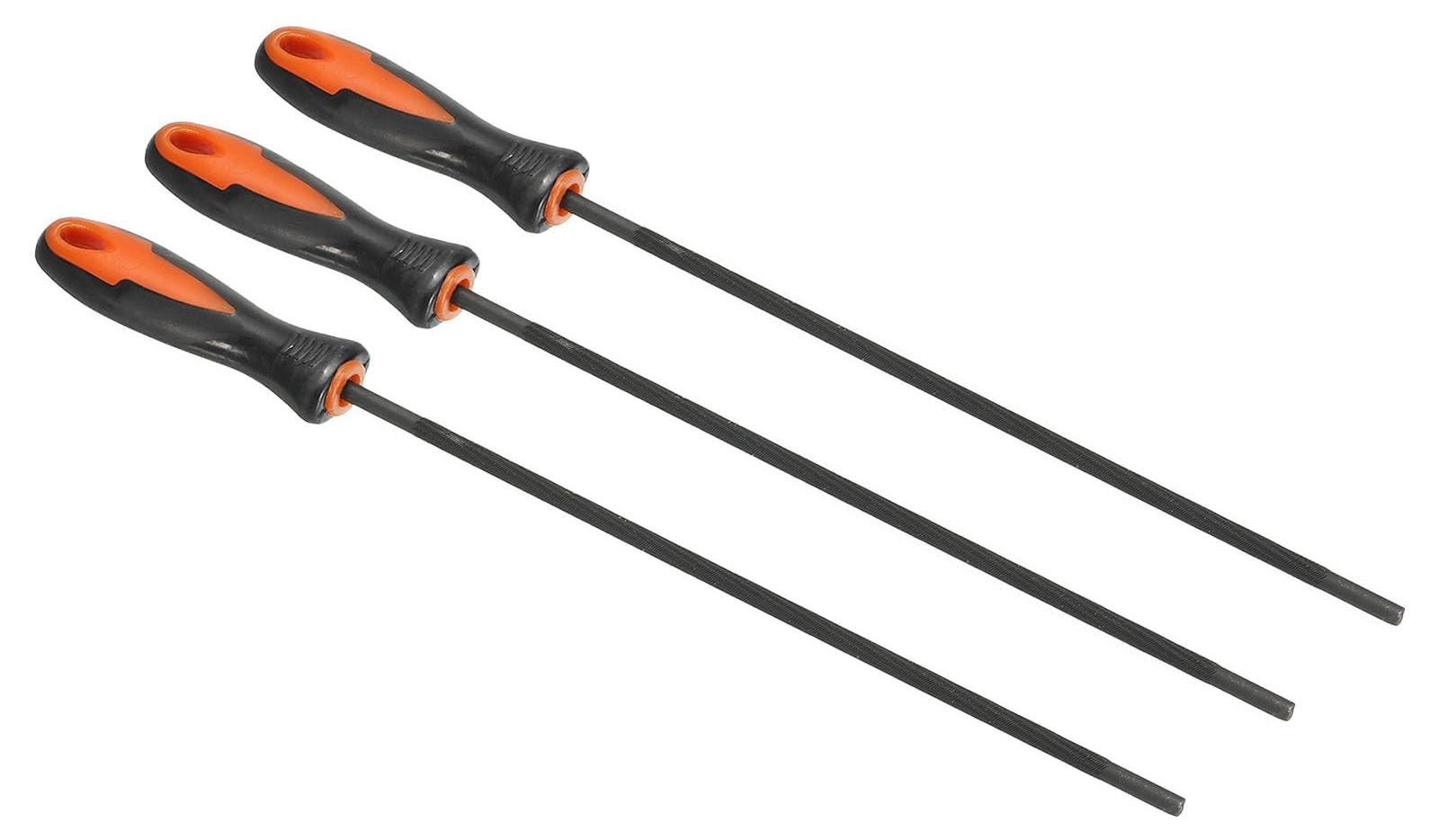 Solidchoice Set van 3 Kettingslijpvijlen voor Kettingzaag
