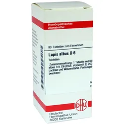 Lapis Albus D 6 Tabletten 80 St
