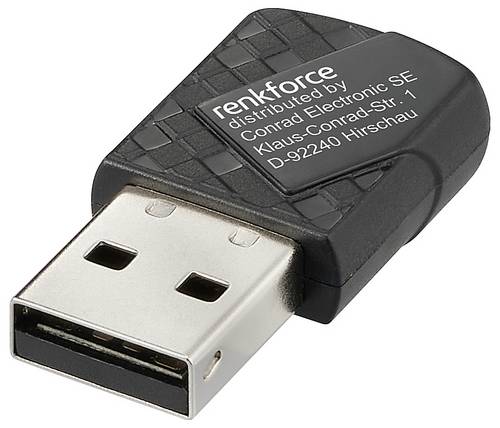 Renkforce RF-WFBTA-200 WLAN- / Bluetooth-Adapter USB-A (USB 2.0) 886MBit/s