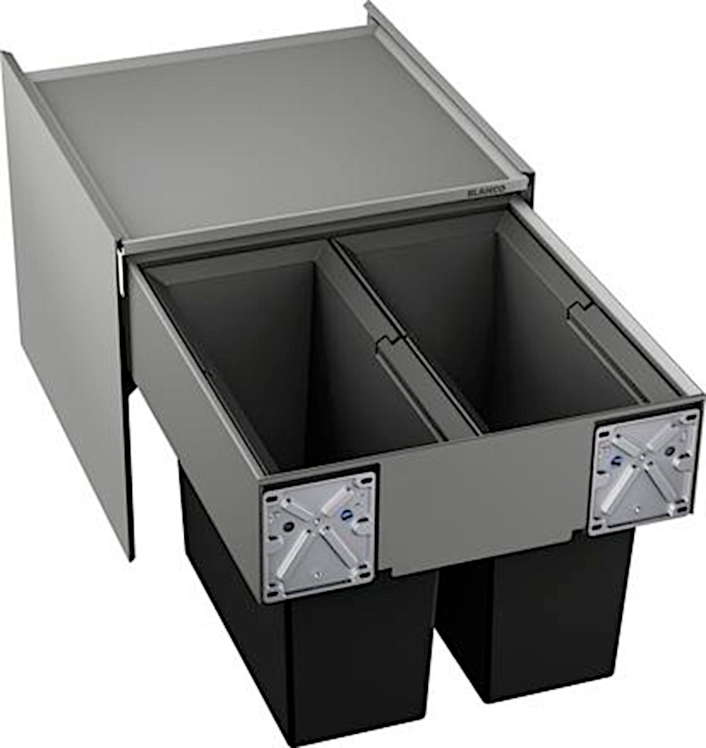 BLANCO SELECT 45/2, Schwarz, Kunststoff, Stahl, 32 l, Ziehen, 45 cm, 40 cm
