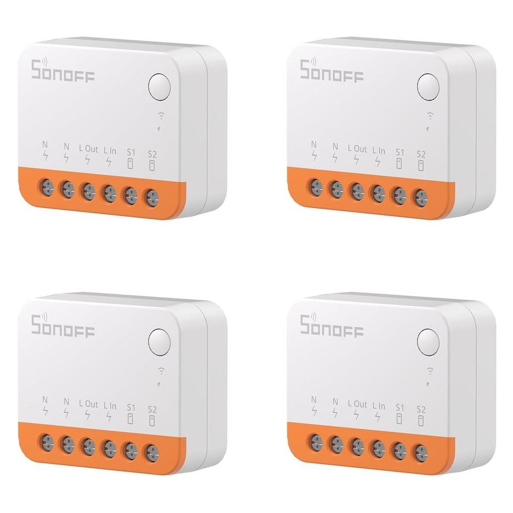 Sonoff MINIR4 (Extreme) Schalter, 4er-Pack (MINIR4 4PACK)