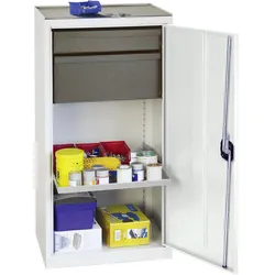 Stumpf Werkzeug- und Materialschrank Serie 3000 lichtgrau + 1 Schublade 100 mm + 1 Schublade 200 mm + 1 Auszugsboden - 3001307