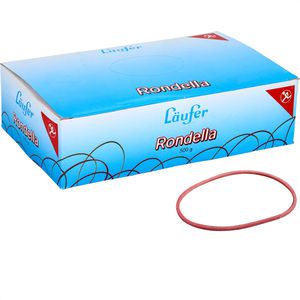 Läufer Gummiringe Rondella Nr. 8, Ø 50mm, rot, 500g