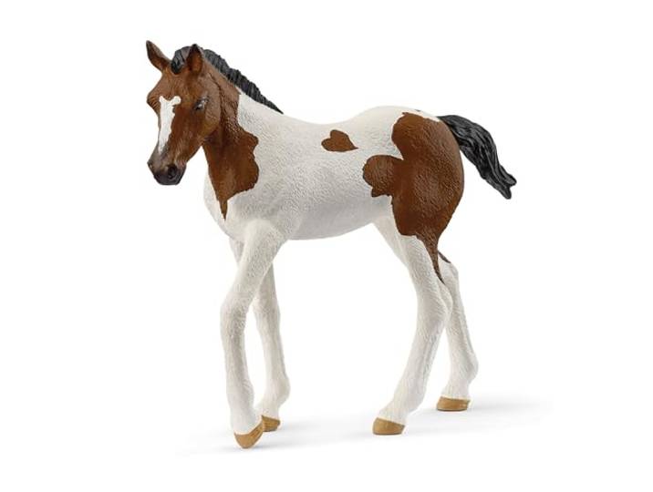 schleich HORSE CLUB Paint Horse Fohlen 14899 ab 5 Jahren 8 x 3 x 8 cm detailgetreues Pferd tolles Geschenk für Mädchen und Jungen