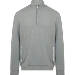Original Penguin Layer 1/4 Zip Mixed Media Heritage, grau