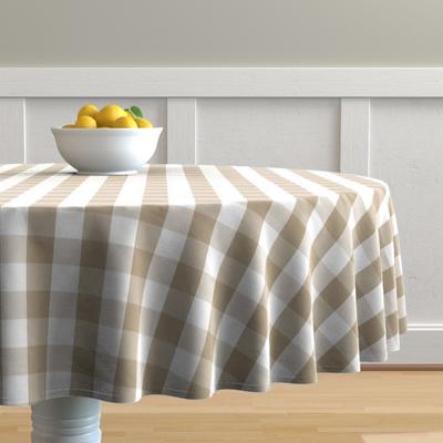 Fabstyles Country Check Cotton Tablecloth