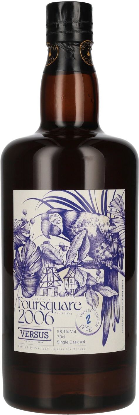 Foursquare Rum Foursquare 17 Years Old Single Cask Rum bottled for Versus #4 58,1% Vol. 0,7l
