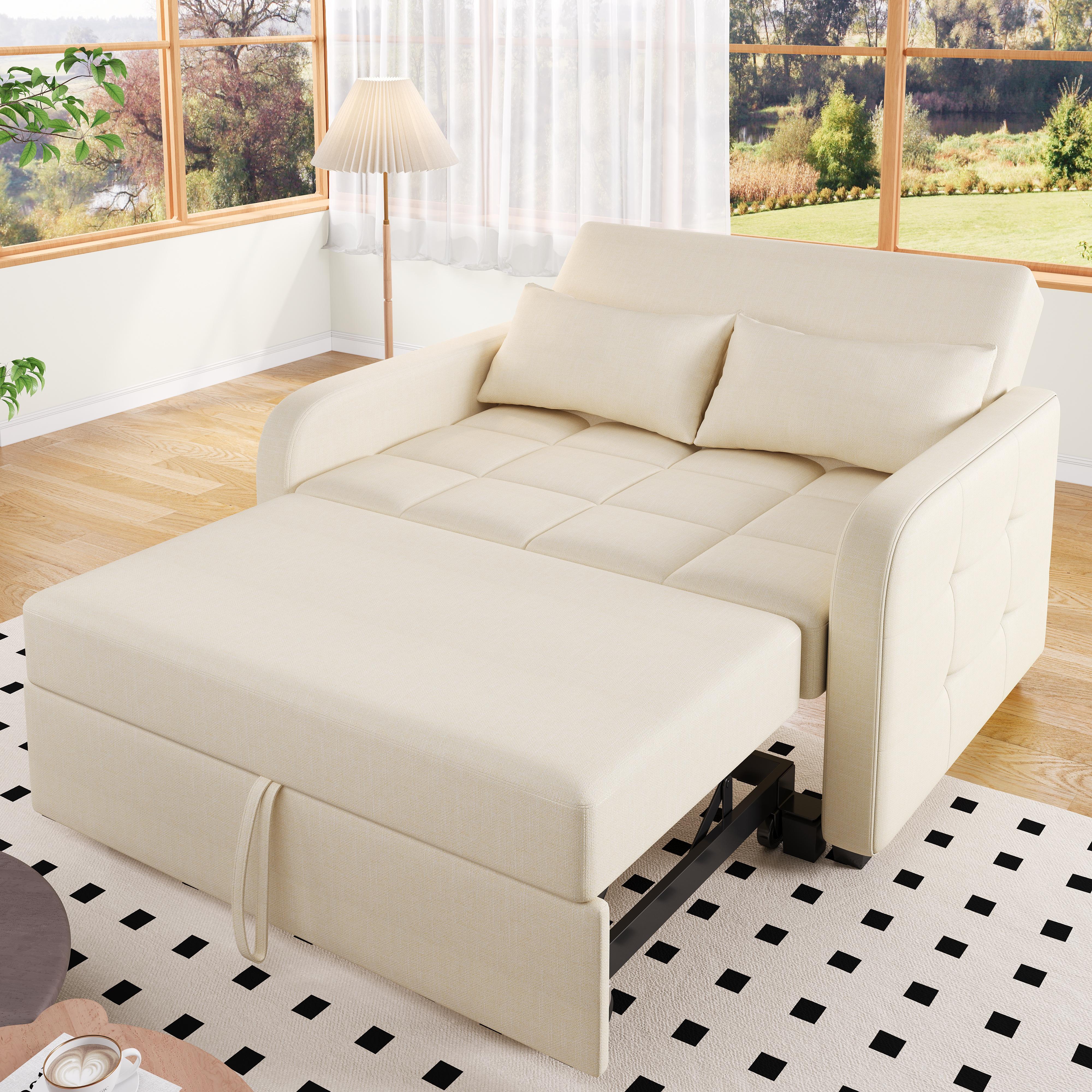 Fortuna Lai Multifunktionale Klapp-Sofa-Bett, Verstellbares Rückenteil Sofa, Ideal für kleine Wohnungen und Studentenwohnheime, 180x127 cm Komfort-Sofa-Bett