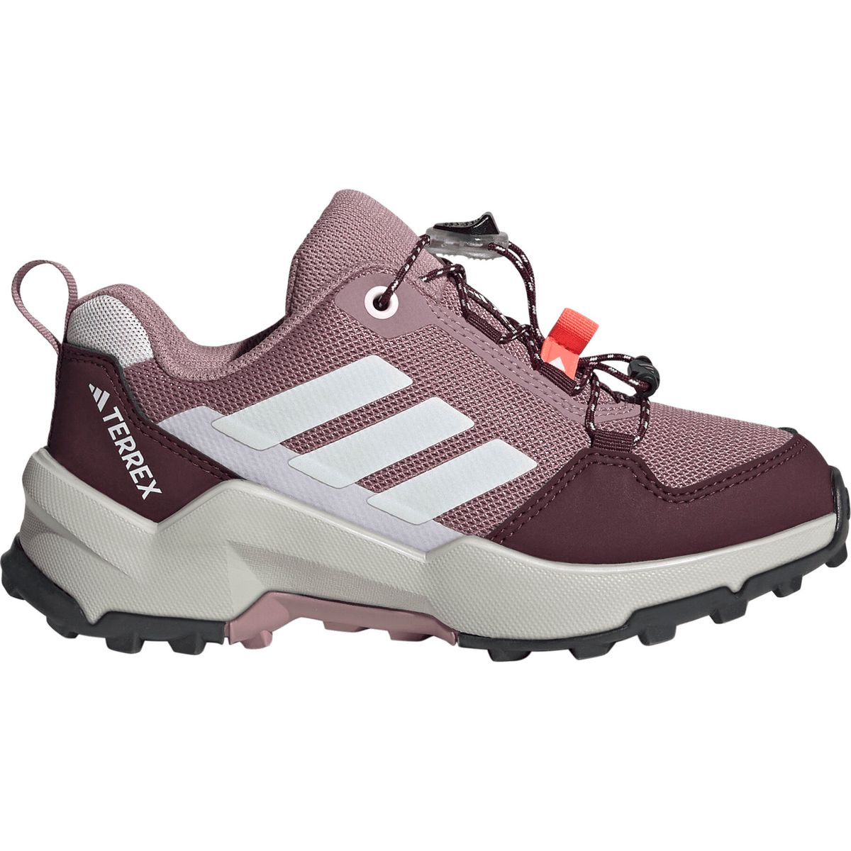 adidas Terrex AX4S Speed Lacing Hiking Traxion Shoes Kids Kids Boys AND Girls magmau/owhite/maroon (AEDA) 1.5 KI5818-AEDA-480
