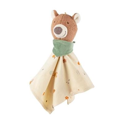 Sigikid 39992 - Schnuffeltuch Bär, sigibaby, Baumwolle, 7x8x24cm