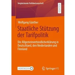 Staatliche Stützung der Tarifpolitik, Fachbücher von Wolfgang Günther