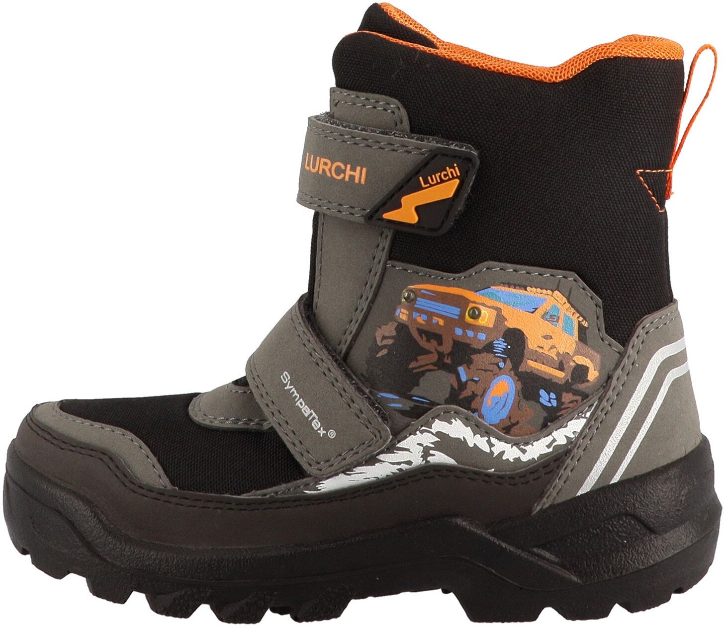Stiefel LURCHI "Lurchi Kojo-SYMPATEX", Mädchen, Gr. 33, grau, Polyurethan, Schuhe Stiefel