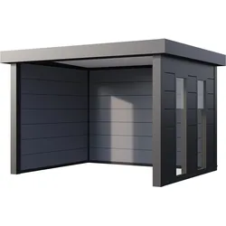 Telluria Pavillon Singolo 3630 inkl. 2 Fenster granitgrau / anthrazit
