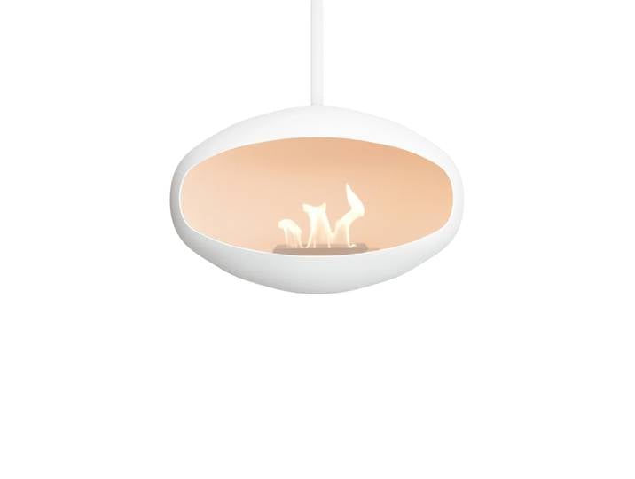 Design Bioethanol Kamin „Cocoon Aeris“ - Weiss Cocoon Fires