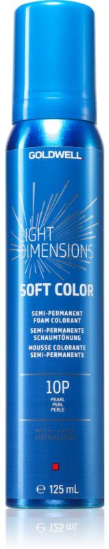 Goldwell Light Dimensions Soft Color mousse teintée pour cheveux blonds teinte 10P 125 ml