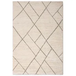 Webteppich Cadis 240 x 340 cm Mischgewebe Beige Creme