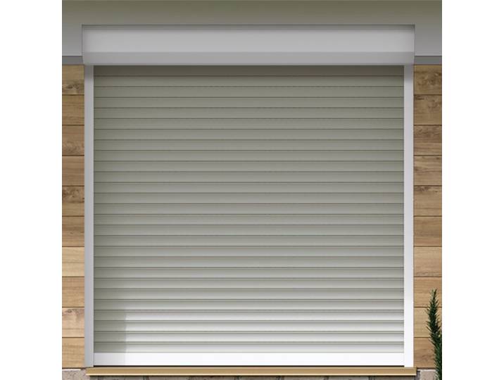 Rollladen 100x120cm nach Maß PVC, grau JAROLIFT Basic