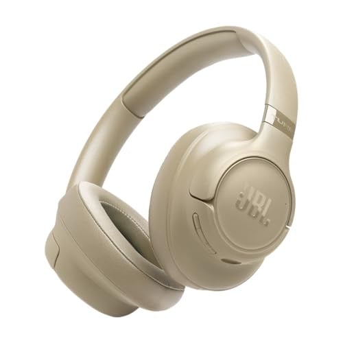 JBL Tune 730 BT Draadloze Over-Ear Koptelefoon met Bluetooth en USB-C, Beige