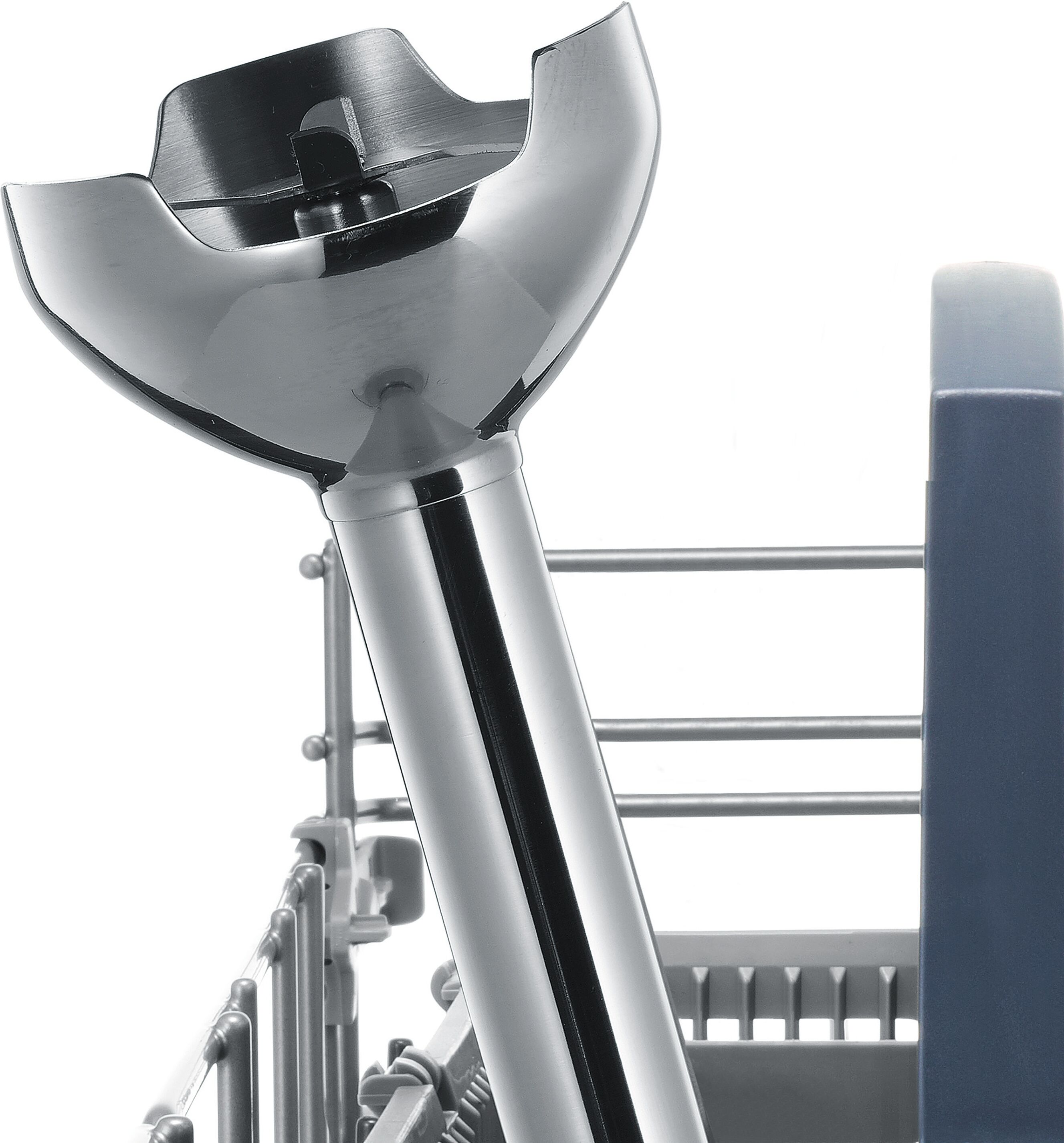 Bosch Stabmixer "CleverMixx MSM24100, Mixbecher, ergon. Griff, Made in Europe, weiß/rot", weiß, B:6cm H:37,5cm T:6cm, Mixer, schnelles Mixen auf Knopfdruck, Stabmixer