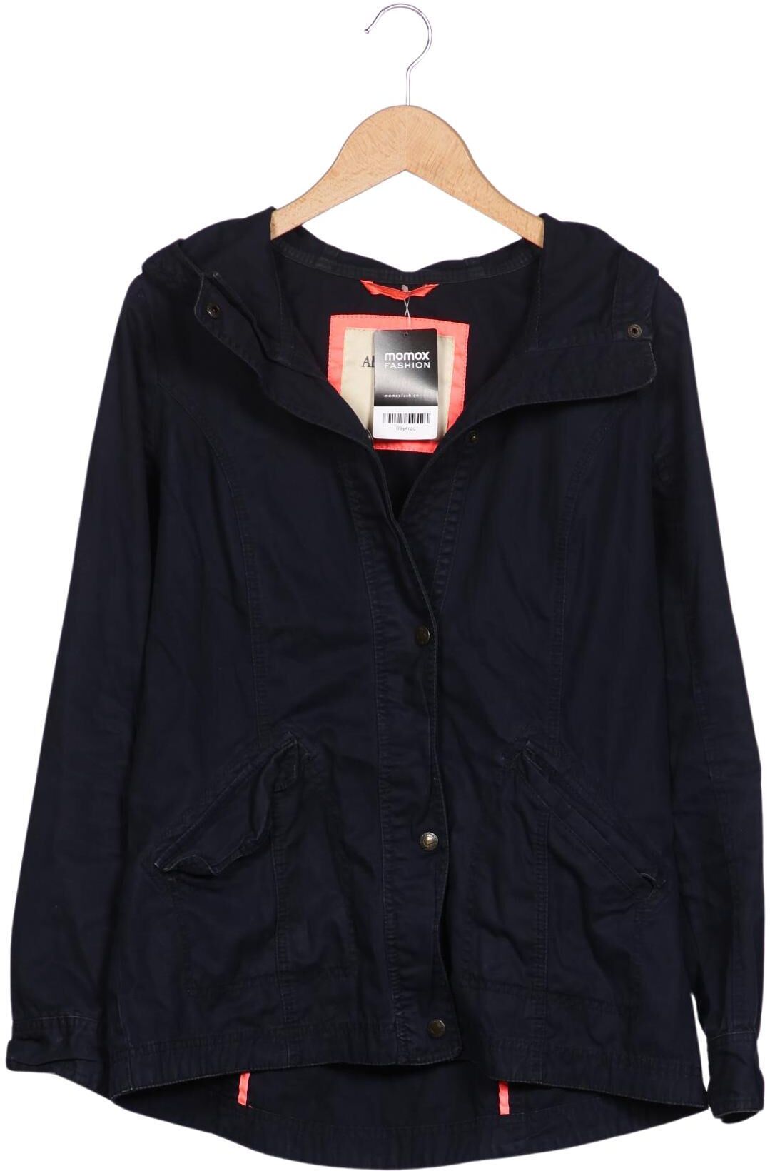 Abercrombie & Fitch Damen Jacke, Marineblau, Gr. M, Baumwolle - Second Hand