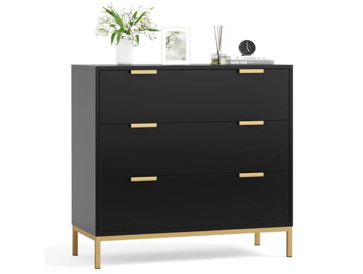 Skokliz Kommode mit Schubladen, Komodenschrank für Schlafzimmer 80 cm breit Kommode, Kommode&Sideboard für Schlafzimmer Wohnzimmer Flur, Komodenschrank Schubladenschrank Aufbewahrungsschrank