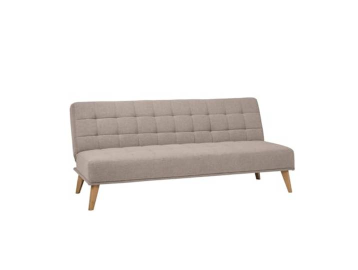 SHIITO Modell Versailles, Schlafsofa mit klick-Clac-Öffnung Wo Eleganz und Komfort treffen Capitoné-Design in Nerz 189,5 x 88 x 89 cm