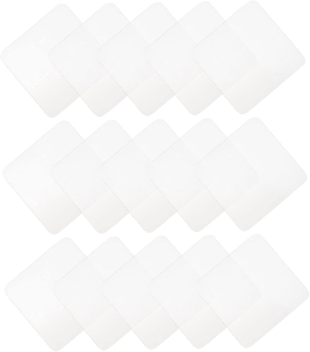 Antislip Vloerkleed Tape Wit - Zelfklevende Tapijt Grippers - 6x6 cm