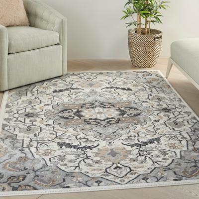 Nourison Elation Persian Floral Medallion Area Rug