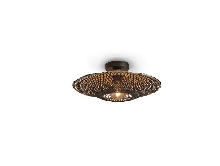 Good & Mojo Deckenleuchte GOOD\u0026MOJO, Naturfarben, Schwarz, 12 cm, LED-Leuchtmittel austauschbar, Lampen & Leuchten, Innenbeleuchtung, Deckenleuchten, Deckenleuchten
