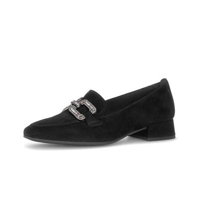 Slipper GABOR "Slipper", Damen, Gr. 36, schwarz, Schuhe Slipper
