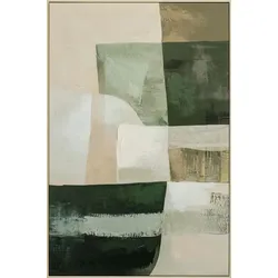 Gemälde GREEN NATURE (BHT 80x120x5 cm) - bunt - BHT 80x120x5 cm