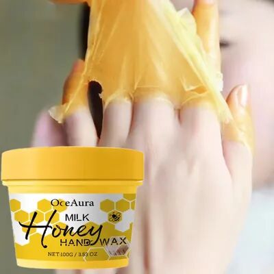 Top Demand Picks Milk And Honey Tear Off Hand Mask, Moisturizing Nourishing Mask, Repair Dry Hands, Softens Skin, Exfoliating Treatment 1pcs