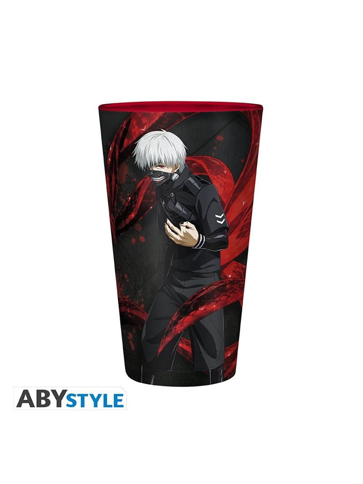 ABYstyle - Tokyo Ghoul - Kaneki & Mask - Large Glass 400ml - Glas