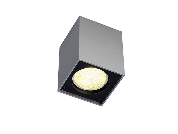 Vierkante opbouwspot Altra Dice CL-1 SLV - 151514