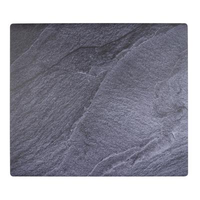 Herd-Abdeckplatte WENKO "Modell Schiefer", grau (schwarz), B:52cm L:60cm, Kunststoff, Herdabdeckplatten, Schutzmatte, Abdeckmatte für Kochfelder, Induktionsschutzmatte