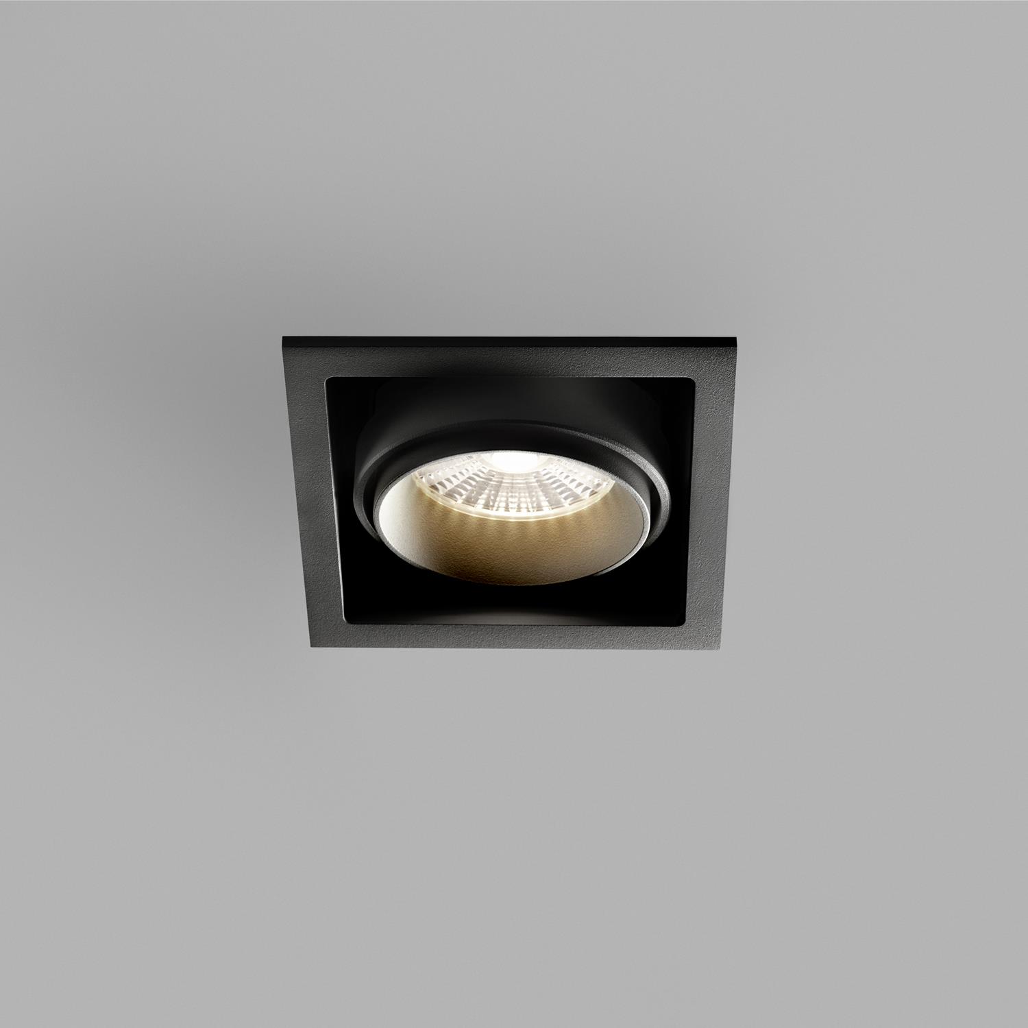 Light-Point LED-Einbaustrahler GHOST schwarz 13x13cm 270861 5711389708610